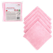 Салфетки VILEDA PROFESSIONAL "МикроТафф Плюс" КОМПЛЕКТ 5 шт., микрофибра, красный, 38х38 см, 174201 за 3&nbsp;203 ₽. Салфетки хозяйственные.  Доставка по РФ. Без переплат!
