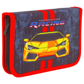 Пенал BRAUBERG с наполнением, 1 отделение, 1 откидная планка, 24 предмета, 21х14 см, "Yellow car", 229292 за 612 ₽. Пеналы с наполнением.  Доставка по РФ. Без переплат!