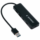 Хаб USB 3.1, 2хUSB, 2хType-C, с дополнительным питанием (Type-C), кабель USB 19 см, черный, GEMBIRD UHB-C415 за 1 338 ₽. Хабы (разветвители) USB.  Доставка по РФ. Без переплат!