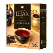 Чай ШАХ Gold "Индийский" черный, 100 пакетиков по 2 г, 0925-18 за 268 ₽. Чай пакетированный.  Доставка по РФ. Без переплат!