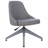 Кресло для приемных и переговорных CH-340GLZ, ткань, серое, 1923860 за 10&nbsp;574 ₽. Кресла для персонала.  Доставка по РФ. Без переплат!