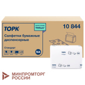 Салфетки TORK (Система N4) Xpressnap Universal, 2-слойные, КОМПЛЕКТ 20 шт., 200 шт., белые, 10844 за 3 736 ₽. Салфетки для настольных диспенсеров.  Доставка по РФ. Без переплат!