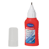 Ручка-корректор + корректирующая жидкость BRAUBERG, 12 мл, 2 в 1: металлический наконечник + кисточка, 225217 за 90 ₽. Корректирующие ручки.  Доставка по РФ. Без переплат!