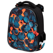 Ранец BRAUBERG ORIGINAL, 2 отделения, с брелком, "Hot spill", 38х29х16 см, 274405 за 4&nbsp;175 ₽. Ранцы для начальной школы.  Доставка по РФ. Без переплат!