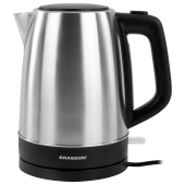 Чайник BRASSON (БРАССОН) KT-040, 1,7 л, 2200 Вт, индикатор уровня воды, сталь, черный, 455192 за 1&nbsp;851 ₽. Чайники.  Доставка по РФ. Без переплат!