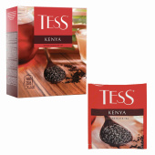 Чай TESS "Kenya" черный кенийский, 100 пакетиков в конвертах по 2 г, 1264-09 за 374 ₽. Чай пакетированный. Доставка по РФ. Без переплат!