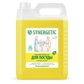 Гель для мытья посуды антибактериальный 5 л, SYNERGETIC "Лимон", 103500 за 1&nbsp;065 ₽. Средства для мытья посуды.  Доставка по РФ. Без переплат!