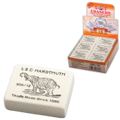 Ластик KOH-I-NOOR "Слон" 300/12, 48х37х16мм, белый, прямоугольный, натуральный каучук, 0300012002KDRU за 100 ₽. Ластики классические.  Доставка по РФ. Без переплат!