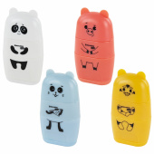 Точилка с ластиком 2 в 1 BRAUBERG KIDS "Зверушки", 2 отверстия, дизайн ассорти, 271989 за 81 ₽. Точилки ручные.  Доставка по РФ. Без переплат!