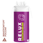 Ватные диски 80 шт., RELUX, двусторонние, 66817 за 72 ₽. Ватные палочки и диски.  Доставка по РФ. Без переплат!