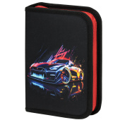 Пенал BRAUBERG, 1 отделение, полиэстер, 21х14 см, "Neon drift", 272329 за 303 ₽. Пеналы каркасные.  Доставка по РФ. Без переплат!