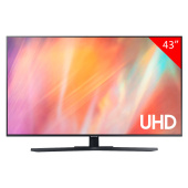 Телевизор SAMSUNG UE43AU7500UXRU, 43" (109 см), 3840x2160, 4K, 16:9, Tizen, Wi-Fi, Bluetooth, черный за 58&nbsp;306 ₽. Телевизоры.  Доставка по РФ. Без переплат!