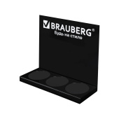 Подставка под ручки и карандаши в тубах BRAUBERG, металл, 3 отделения, 26x30x11 см, 505912 за 1&nbsp;447 ₽. Подставки, желоба, плакетки.  Доставка по РФ. Без переплат!