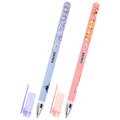 Ручка шариковая с принтом FUNSTER (ФАНСТЕР) STICK "CUTE ANIMALS", СИНЯЯ, SOFT TOUCH покрытие, узел 0,7 мм, линия письма 0,35 мм, 144387 за 40 ₽. Ручки шариковые неавтоматические.  Доставка по РФ. Без переплат!