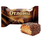 Конфеты вафельные АККОНД "Отломи" с молочной карамелью 4 кг за 4&nbsp;102 ₽. Конфеты фасованные.  Доставка по РФ. Без переплат!