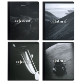 Тетрадь А5 96 л. BRAUBERG, на сшивке с корешком, клетка, обложка картон, "Simplicity", 405288 за 79 ₽. Тетради более 60 листов.  Доставка по РФ. Без переплат!