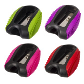 Точилка BRAUBERG "Space Neon", пластиковая, корпус ассорти, 228434 за 24 ₽. Точилки ручные.  Доставка по РФ. Без переплат!
