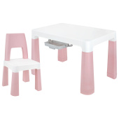 Стол детский + стул BRABIX KIDS CS-003, 2-7 лет, пластик белый + розовый, 533291 за 6&nbsp;524 ₽. Наборы детской мебели.  Доставка по РФ. Без переплат!
