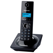 Радиотелефон PANASONIC KX-TG1711RUB, память на 50 номеров, АОН, повтор, часы/будильник, чёрный за 5 673 ₽. Радиотелефоны.  Доставка по РФ. Без переплат!