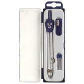 Готовальня BRAUBERG "Student Oxford", 3 предмета: циркуль 140 мм, грифель, точилка, пенал с подвесом, 210332 за 135 ₽. Циркули и готовальни.  Доставка по РФ. Без переплат!