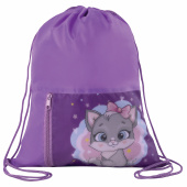 Мешок для обуви ЮНЛАНДИЯ, карман на молнии, 33х42 см, "Cute kitty", 271053 за 278 ₽. Мешки для обуви.  Доставка по РФ. Без переплат!