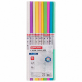 Бумага гофрированная/креповая, 32 г/м2, 50х250 см, НАБОР 10 рулонов, пастель, BRAUBERG, 112557 за 440 ₽. Бумага цветная крепированная.  Доставка по РФ. Без переплат!