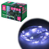 Электрогирлянда-конский хвост комнатная, 2 м, 200 LED, холодный белый, 220 V, ЗОЛОТАЯ СКАЗКА, 591366 за 656 ₽. Электрогирлянды и световые фигуры.  Доставка по РФ. Без переплат!