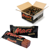 Батончики мини MARS "Minis" шоколадные, 2,7 кг за 3&nbsp;771 ₽. Конфеты фасованные.  Доставка по РФ. Без переплат!