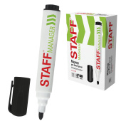 Маркер стираемый для белой доски ЧЕРНЫЙ, STAFF "Manager" WBM-491, 5 мм, с клипом, 151491 за 17 ₽. Маркеры для досок.  Доставка по РФ. Без переплат!