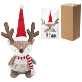 Украшение новогоднее интерьерное 40 см "Веселый оленёнок", полиэстер, ЗОЛОТАЯ СКАЗКА, 592508 за 799 ₽. Украшение интерьера.  Доставка по РФ. Без переплат!