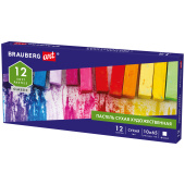 Пастель сухая художественная BRAUBERG ART CLASSIC, 12 цветов, квадратное сечение, 181464 за 174 ₽. Пастель художественная сухая.  Доставка по РФ. Без переплат!