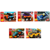 Конструктор пластиковый "СПОРТКАР," 40-61 деталь, ассорти, ГОРОД МАСТЕРОВ за 280 ₽. Конструкторы.  Доставка по РФ. Без переплат!