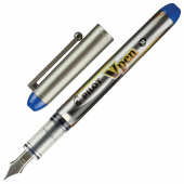 Ручка перьевая PILOT V-Pen, СИНЯЯ, корпус серый, линия письма 0,58 мм, SVP-4M L за 286 ₽. Ручки перьевые.  Доставка по РФ. Без переплат!