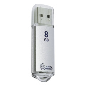 Флеш-диск 8 GB, SMARTBUY V-Cut, USB 2.0, металлический корпус, серебристый, SB8GBVC-S за 358 ₽. Флеш-диски USB. Доставка по РФ. Без переплат!