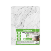 Коврик для сушки посуды NANO 30х40 см, МРАМОР БЕЛЫЙ влаговпитывающий, нескользящий, BOOMHOUSE (БУМХАУС), 701161 за 125 ₽. Коврики для сушки посуды.  Доставка по РФ. Без переплат!