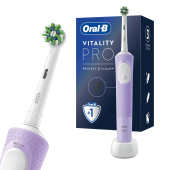 Зубная щетка электрическая ORAL-B (Орал-би) Vitality Pro, ЛИЛОВАЯ, 1 насадка, 80367617 за 3 102 ₽. Электрические зубные щетки. Доставка по РФ. Без переплат!