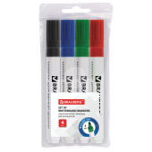 Маркеры стираемые для белой доски НАБОР 4 ЦВЕТА, BRAUBERG, 5 мм, 150417 за 335 ₽. Маркеры для досок.  Доставка по РФ. Без переплат!