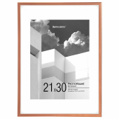 Рамка 21х30 см с паспарту 15х21 см небьющаяся, багет 5 мм, пластик, BRAUBERG "Smart", золотистая, 391279 за 451 ₽. Рамки для дипломов, сертификатов, грамот, фотографий.  Доставка по РФ. Без переплат!