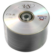 Диски CD-R VS 700 Mb 52x Bulk (термоусадка без шпиля), КОМПЛЕКТ 50 шт., VSCDRB5001 за 2 044 ₽. Диски CD, DVD, BD (Blu-ray).  Доставка по РФ. Без переплат!