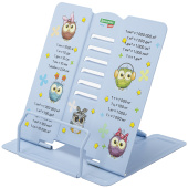 Подставка для книг и учебников большая BRAUBERG KIDS "Cute Owl" с единицами измерения, регулируемый угол наклона, металлическая, 238962 за 392 ₽. Подставки для книг.  Доставка по РФ. Без переплат!