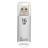 Флеш-диск 16 GB, SMARTBUY V-Cut, USB 2.0, металлический корпус, серебристый, SB16GBVC-S за 397 ₽. Флеш-диски USB.  Доставка по РФ. Без переплат!