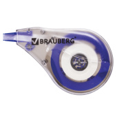 Корректирующая лента BRAUBERG, 4 мм х 8 м, в упаковке с европодвесом, 220640 за 107 ₽. Корректирующие ленты.  Доставка по РФ. Без переплат!