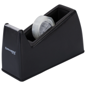 Диспенсер для клейкой ленты шириной до 26 мм, ЧЕРНЫЙ (лента в подарок!), утяжеленный большой, BRAUBERG, 701459 за 233 ₽. Диспенсеры для канцелярской ленты.  Доставка по РФ. Без переплат!