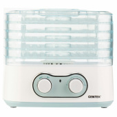 Сушилка для овощей CENTEK CT-1659, объём 5 л, 270 Вт, 5 поддонов, механическое управление, белая, CT-1659 White за 4&nbsp;351 ₽. Сушилки для продуктов.  Доставка по РФ. Без переплат!