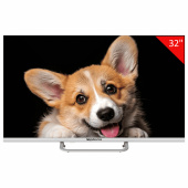 Телевизор TOPDEVICE TDTV32CS03H_WE, 32'' (80 см), 1366x768, HD, 16:9, SmartTV, Wi-Fi, Bluetooth, белый за 24 129 ₽. Телевизоры.  Доставка по РФ. Без переплат!