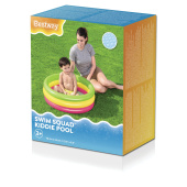 Надувной бассейн детский "Лето" с надувным дном, 70х24 см, 41 л, от 2 лет, BESTWAY, 51128 за 571 ₽. Бассейны надувные.  Доставка по РФ. Без переплат!