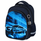 Рюкзак BRAUBERG OPTIMA, 2 отделения, с брелоком, "Night driver", 36х27х18 см, 272096 за 2&nbsp;652 ₽. Рюкзаки для начальной и средней школы.  Доставка по РФ. Без переплат!