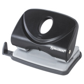 Дырокол BRAUBERG "Original", до 20 листов, черный, 222539 за 392 ₽. Дыроколы настольные.  Доставка по РФ. Без переплат!