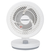 Вентилятор настольный SONNEN FT-160, 40 Вт, 23 см, 3 скорости, вращение на 60°, механическое управление, белый, 457784 за 1&nbsp;898 ₽. Вентиляторы.  Доставка по РФ. Без переплат!