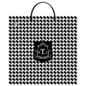 Пакет с пластиковой ручкой ПВД, 36х37 см, "Шанель", 100 мкм, н00112268 за 43 ₽. Пакеты с петлевой и вырубной ручкой.  Доставка по РФ. Без переплат!